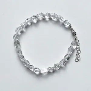 Oval Herkimer Diamond Bracelet