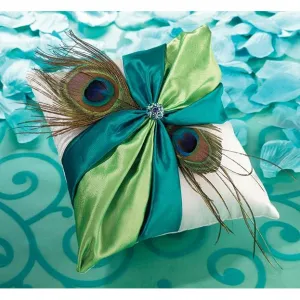 Peacock Ring Pillow