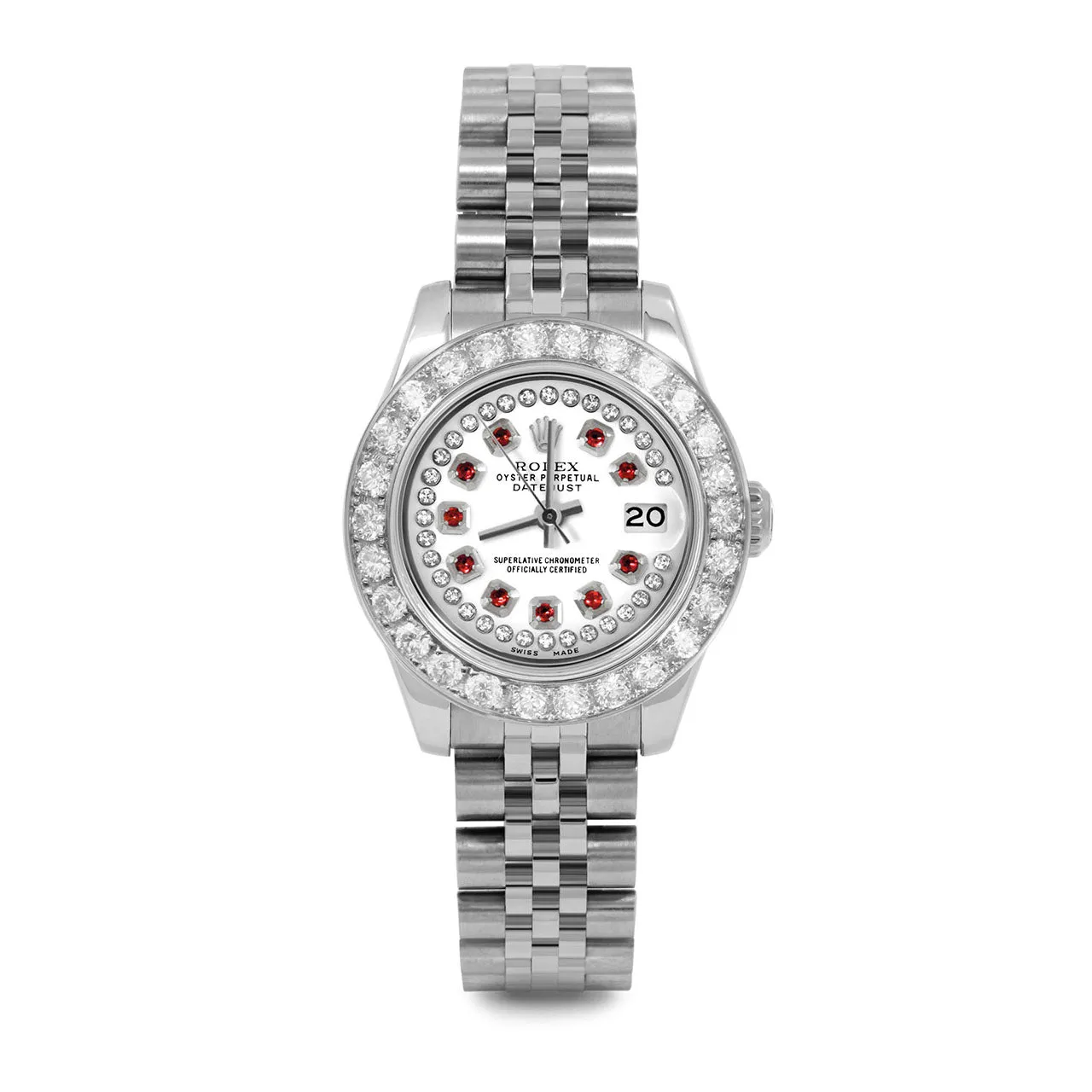 Rolex Datejust 26mm | 179174-WHT-STRR-2CT-JBL