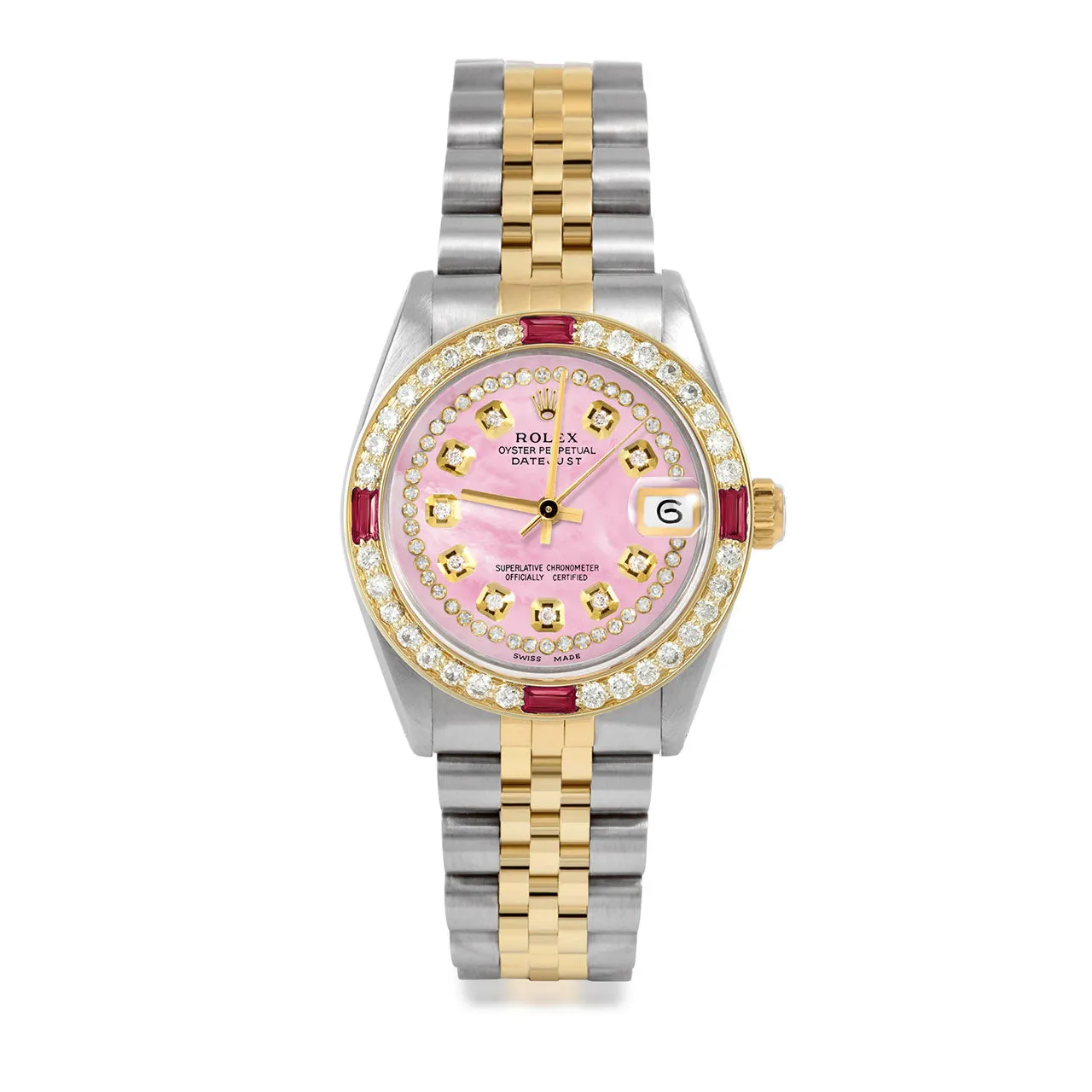 Rolex Datejust 31mm | 6827-TT-PMOP-STRD-4RBY-JBL