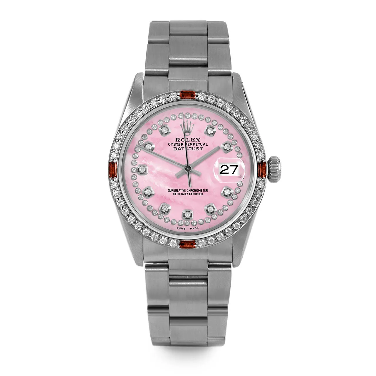 Rolex Datejust 36mm | 16014-PMOP-STRD-4RBY-OYS