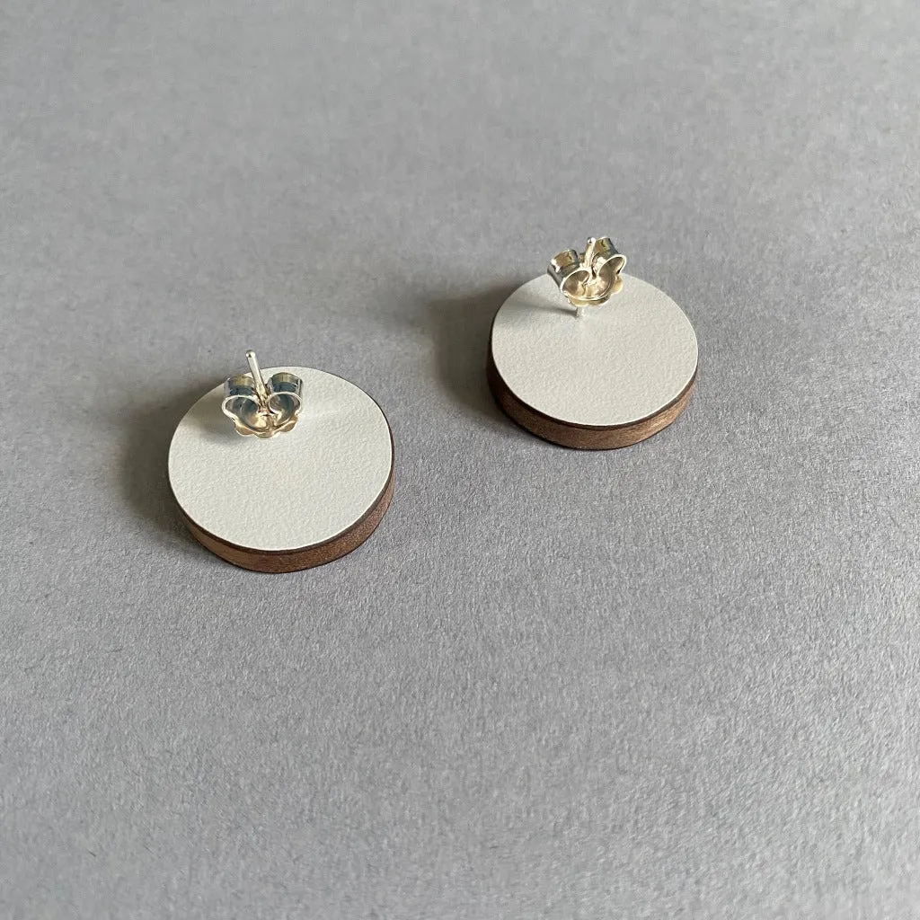 Round Inlaid Dot Studs