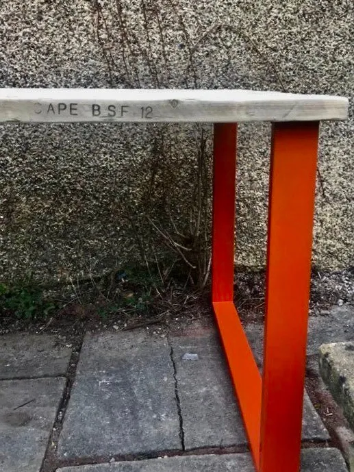 Rustic industrial dining tables and benches / garden tables  - made to order