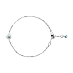 Sea Urchin Treasure Bracelet in Silver