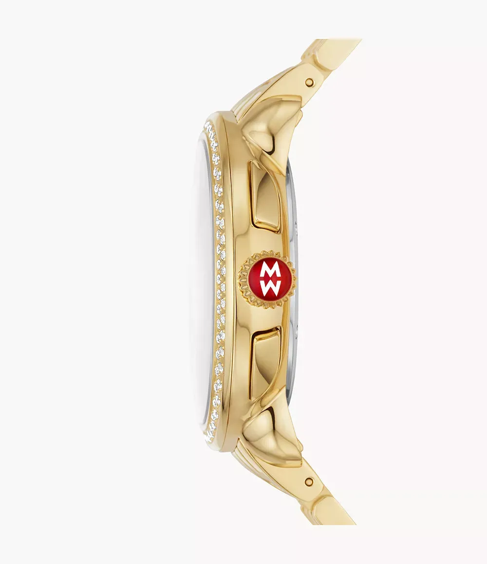 Serein 18K Gold-Plated Diamond Watch MWW21A000070