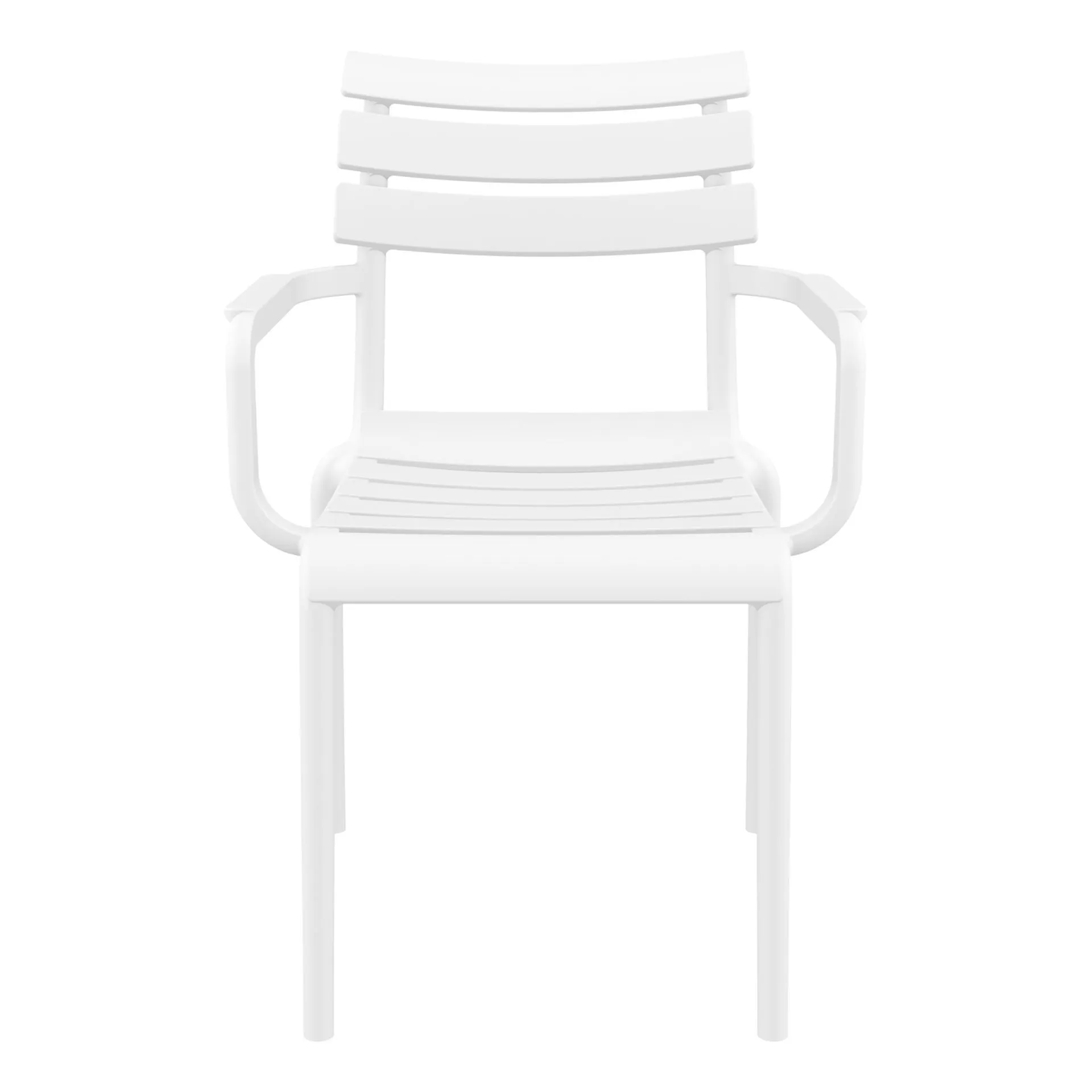 Set of 2 - Keller Indoor / Outdoor Dining Armchair - White