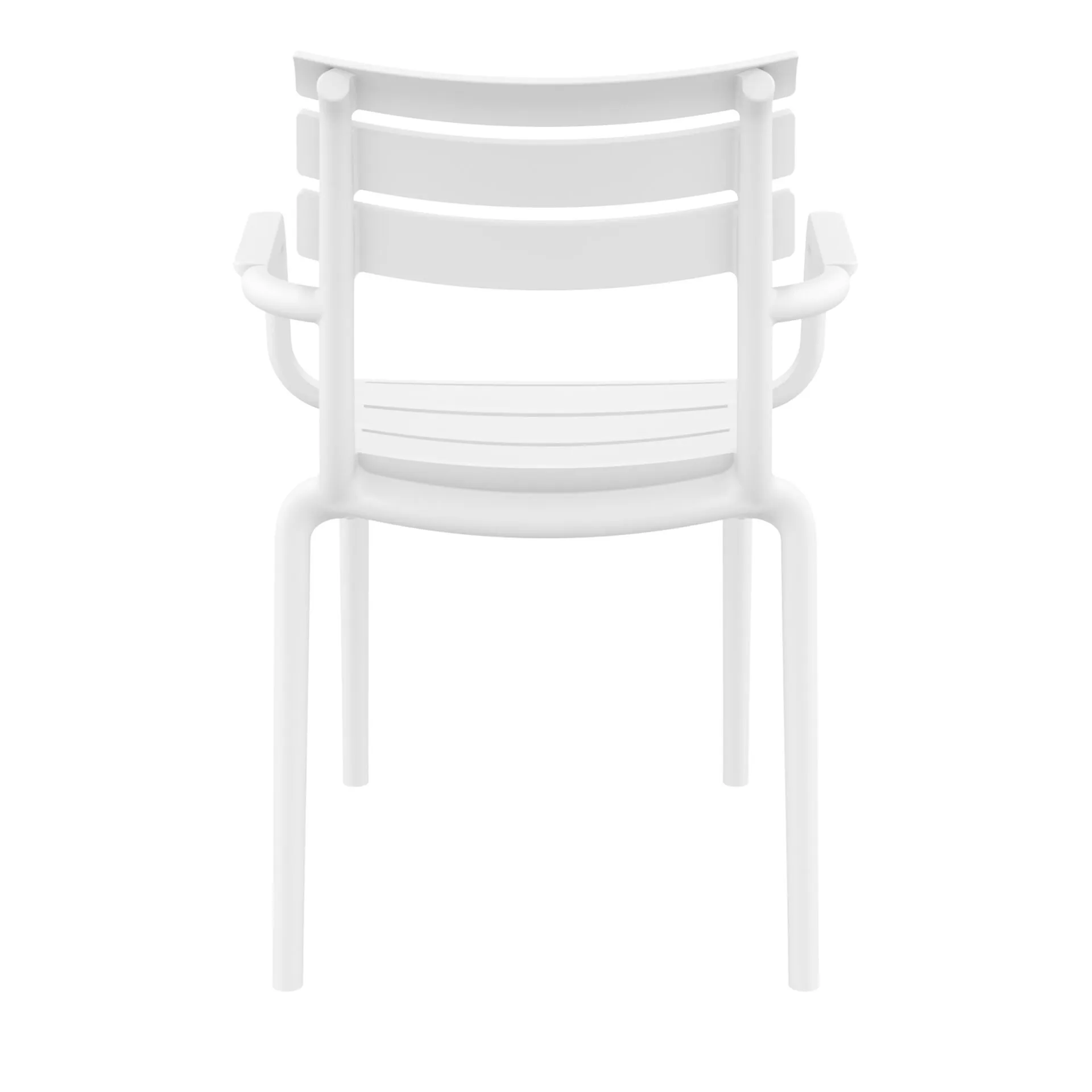 Set of 2 - Keller Indoor / Outdoor Dining Armchair - White