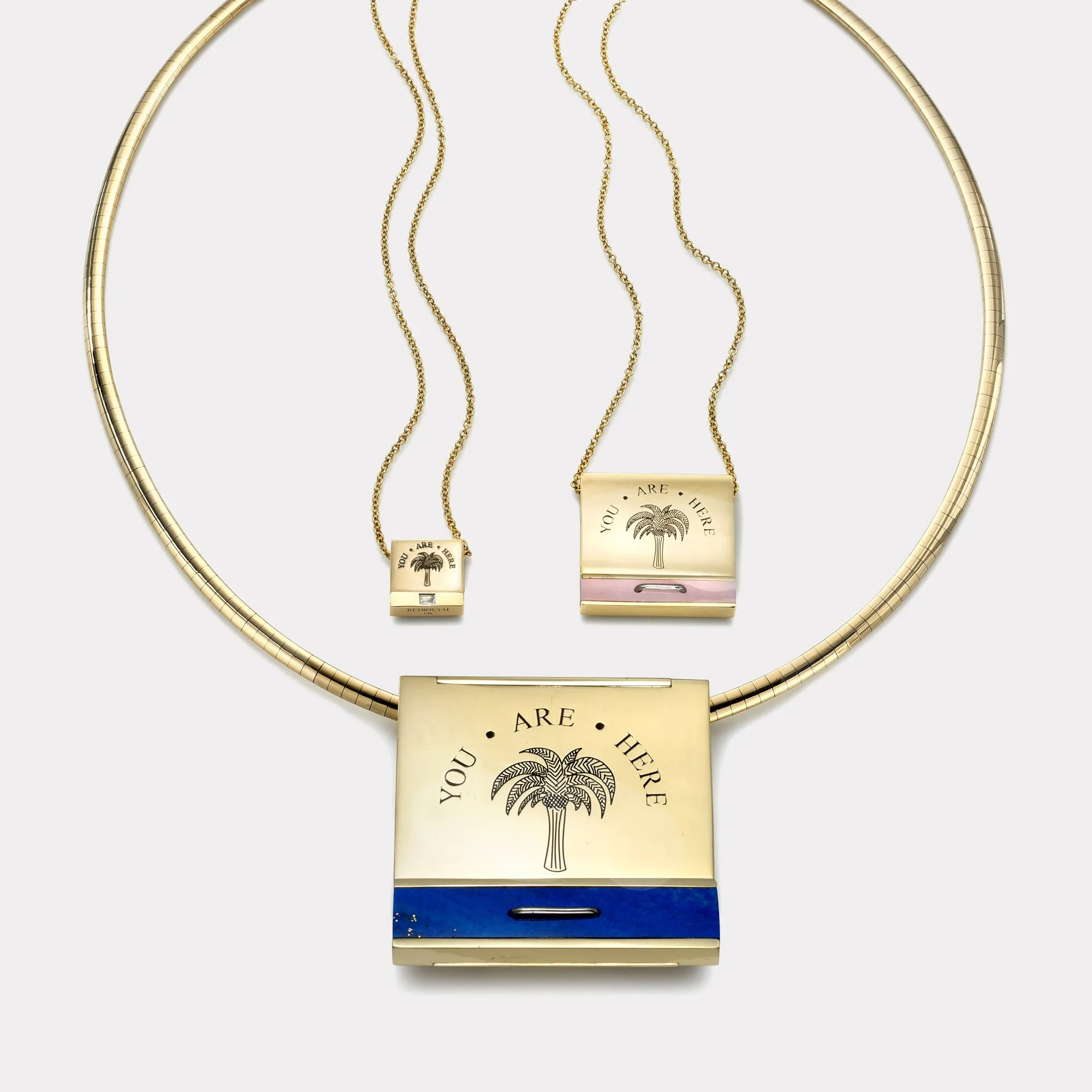 Signature Matchbook Pendant- Onyx