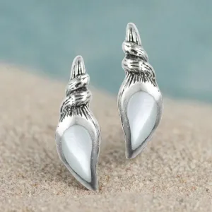 Tomas Inlaid Shell Conch Studs-20670
