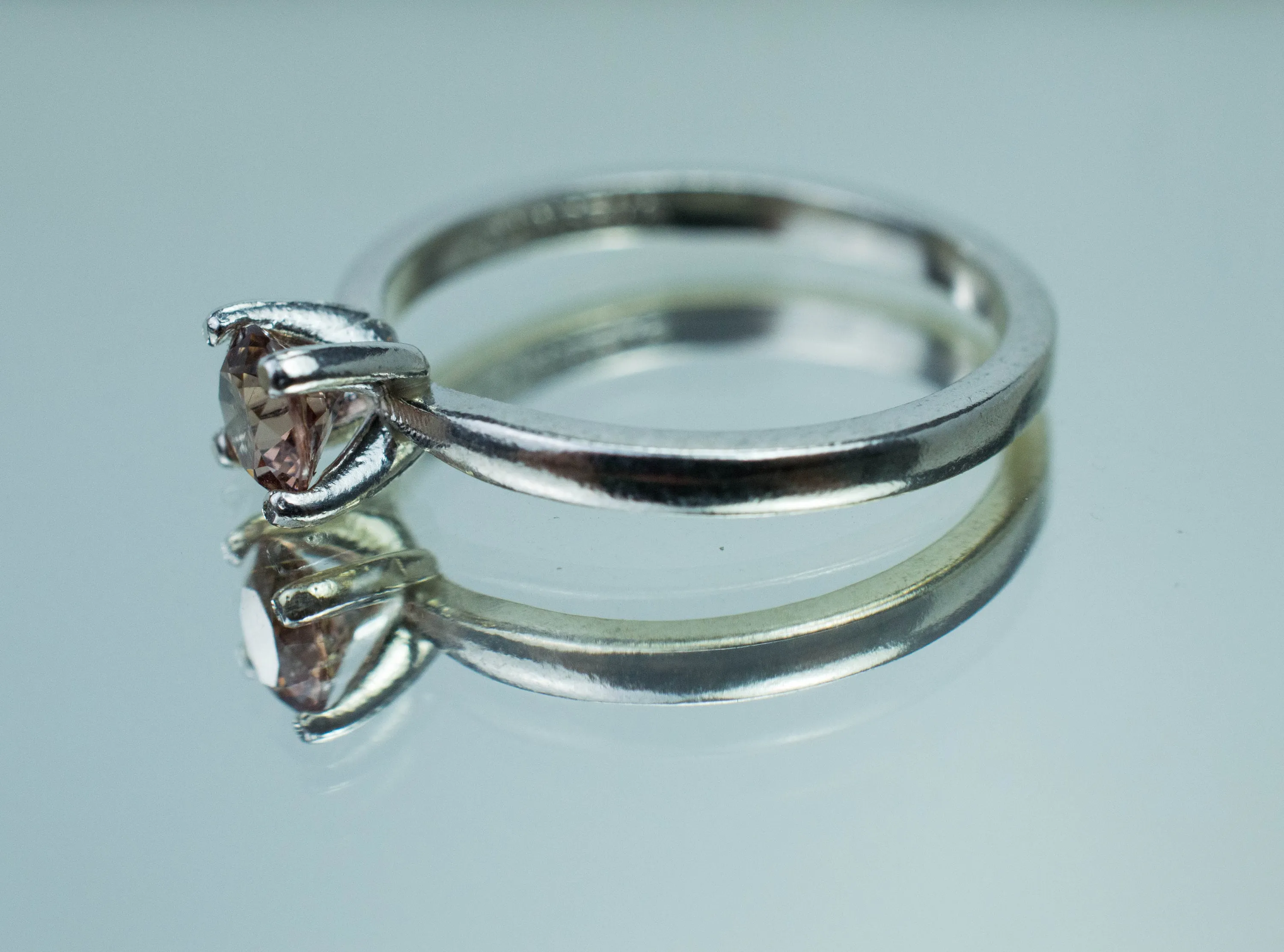 Tunduru Garnet Ring; Genuine Untreated Tanzania Garnet; 0.540cts