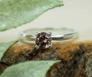Tunduru Garnet Ring; Genuine Untreated Tanzania Garnet; 0.540cts