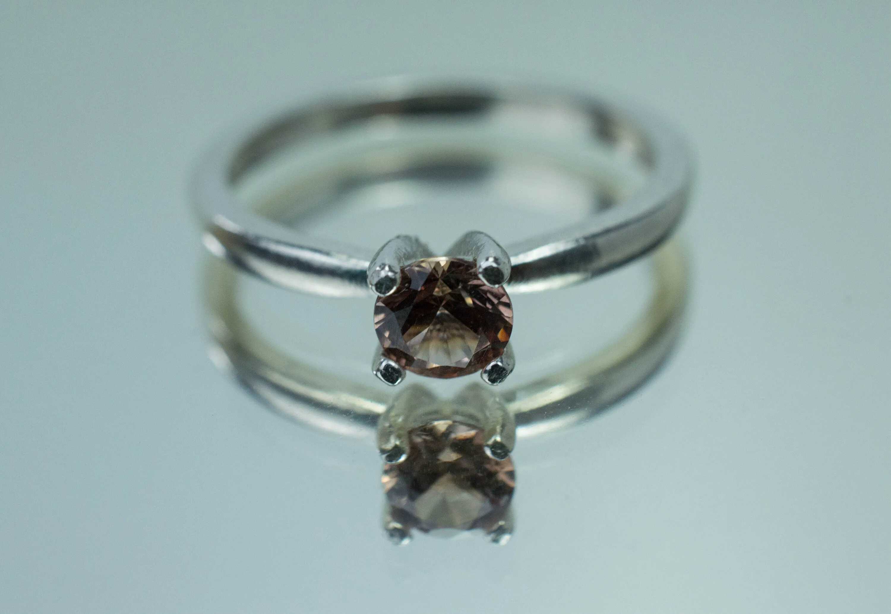 Tunduru Garnet Ring; Genuine Untreated Tanzania Garnet; 0.540cts