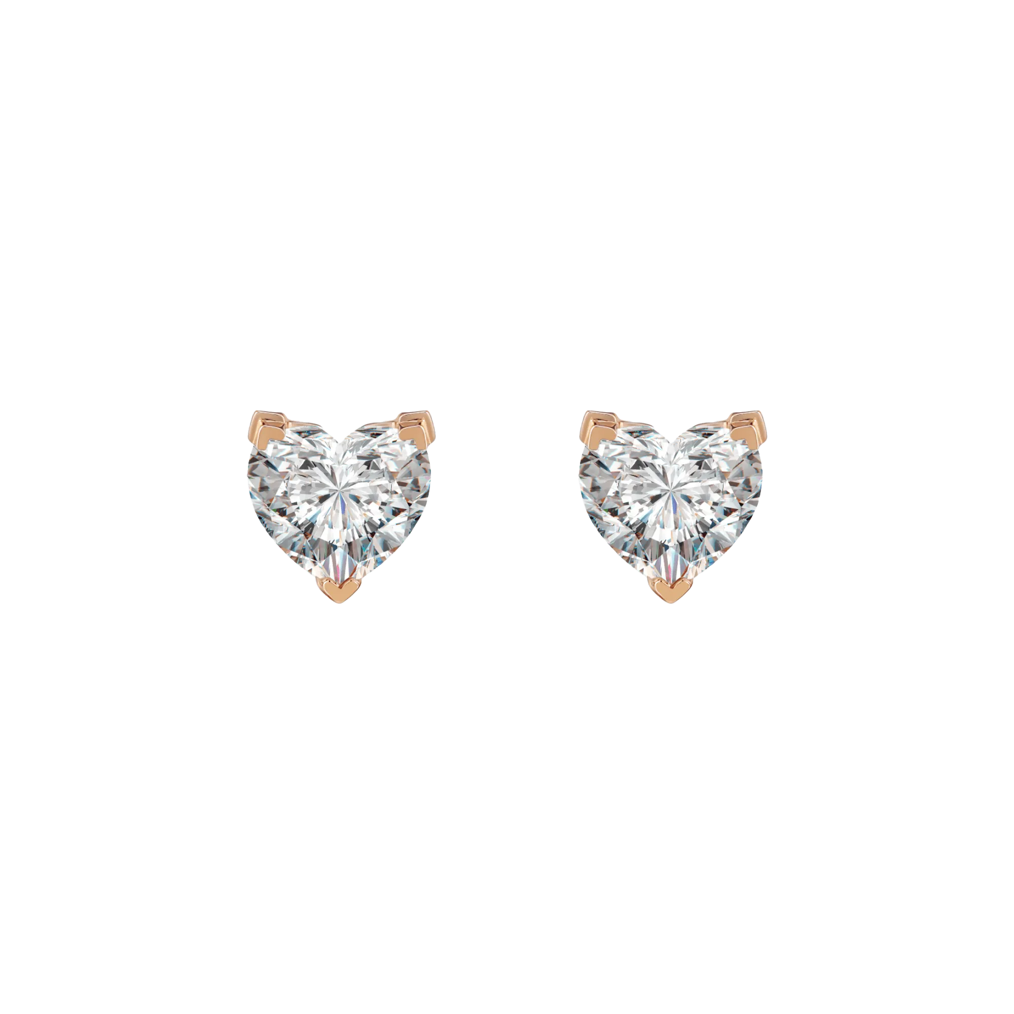 Venus solitaire earrings 0.4ct