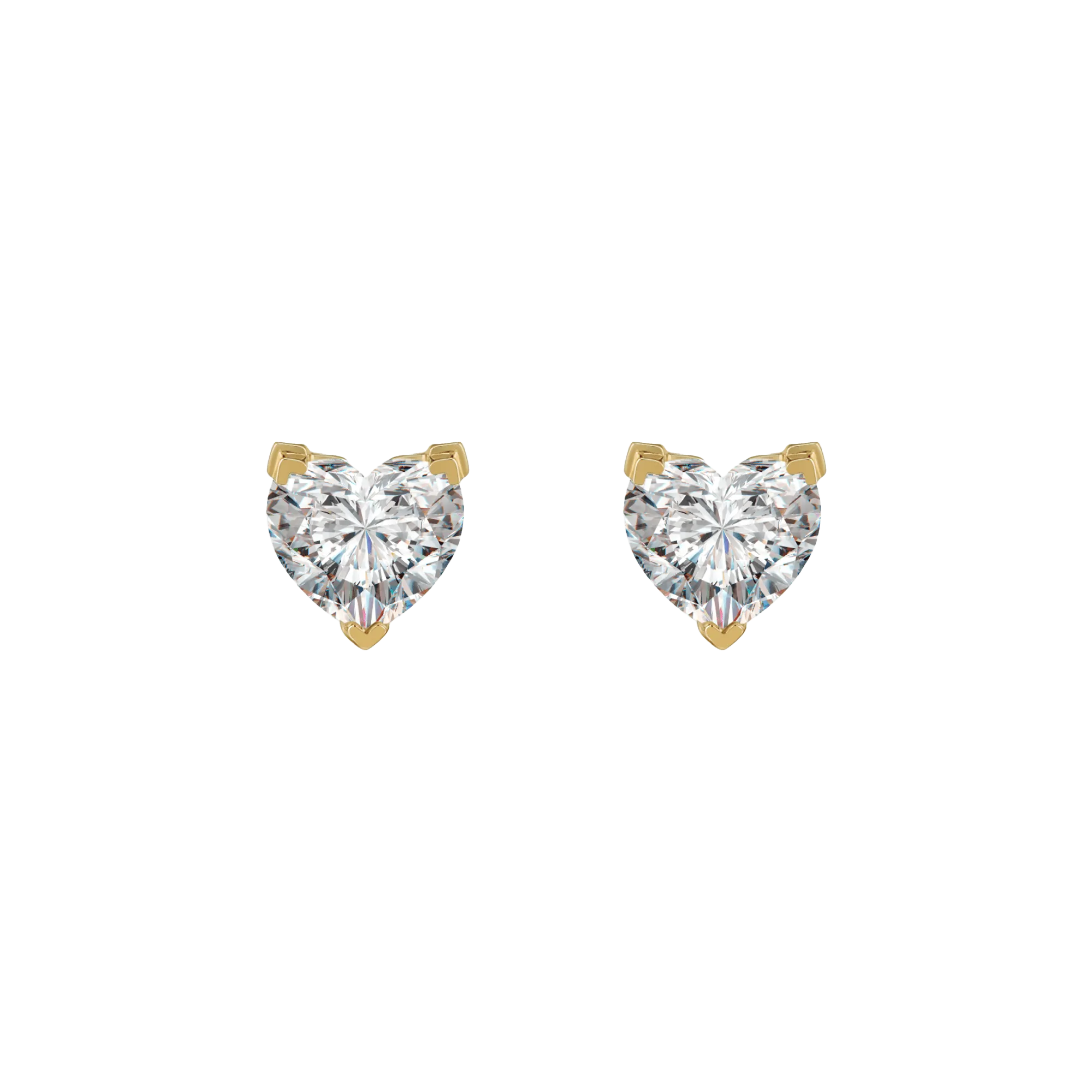Venus solitaire earrings 0.4ct